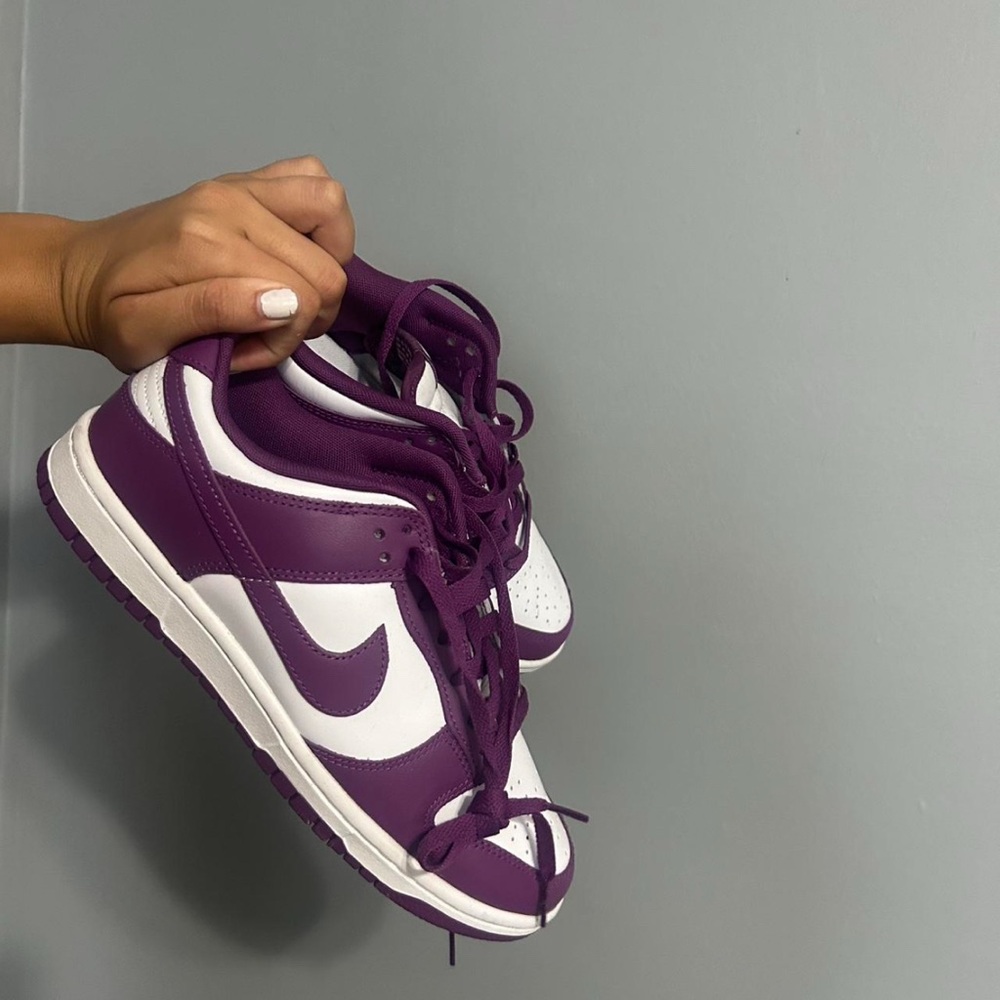 Women's Purple and White Sneakers